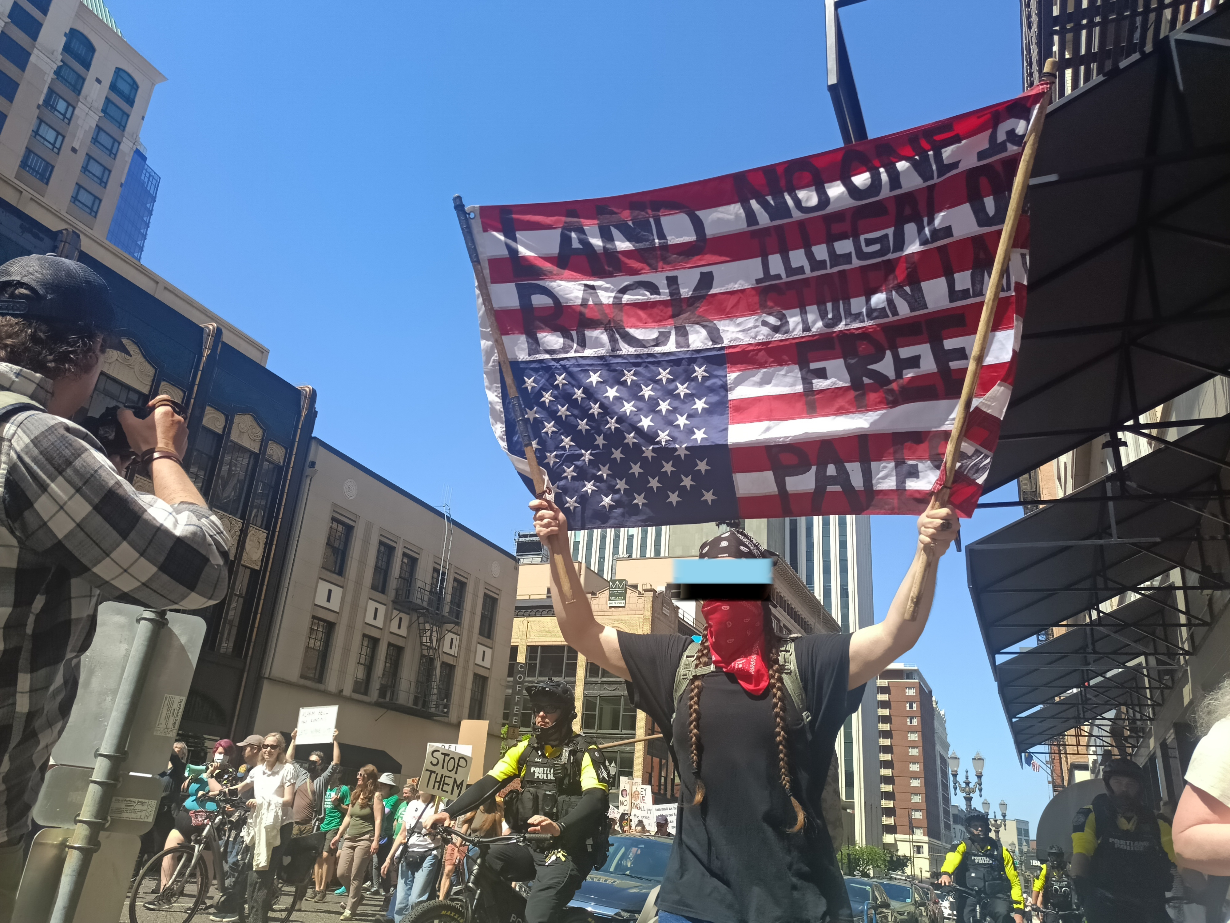 Unidentified Protestor